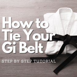 How to tie a taekwondo belt tutorial