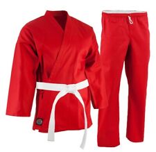 Awma ProForce 6 Oz. Karate Uniform (Elastic Drawstring) Size 3, Color Red