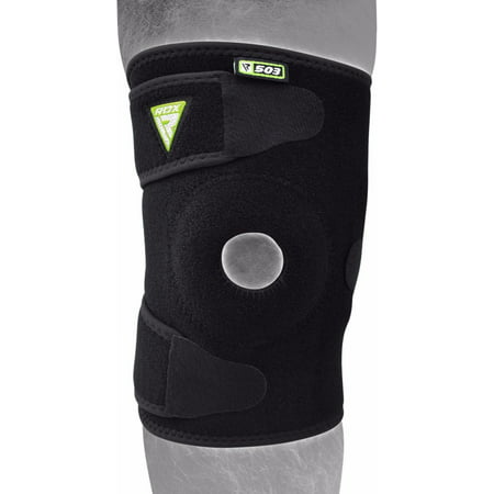 RDX Knee Brace Protector Strap Muscle Support Sleeve Bandage Training Black