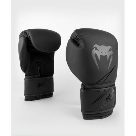 Venum Classic Boxing Gloves - Unisex - Black - 12 oz