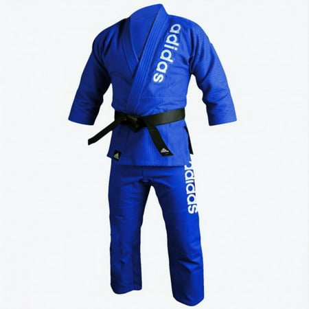 adidas Jiu-Jitsu Martial Arts Double Weave Gi, Blue