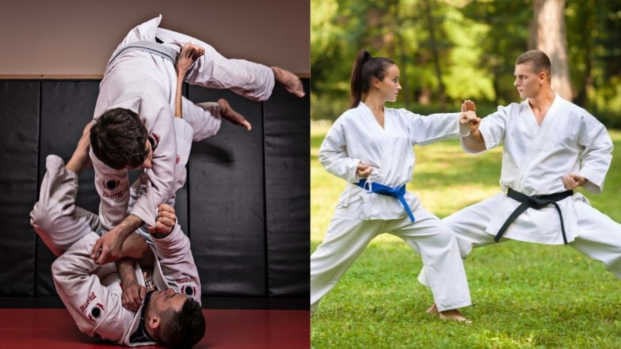 karate vs jiu jitsu