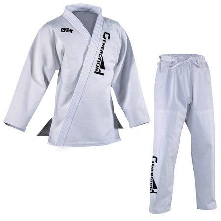 G4 VISION BJJ Gi Mens Kids Brazilian Jiu Jitsu Suit Jujitsu Uniform Adult Youth Blue Black White