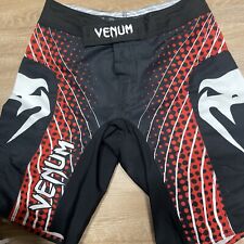 VENUM Fight Shorts MMA BJJ Jui Jitsu Red Black Size 30 XS No Gi IBJJF Grappling